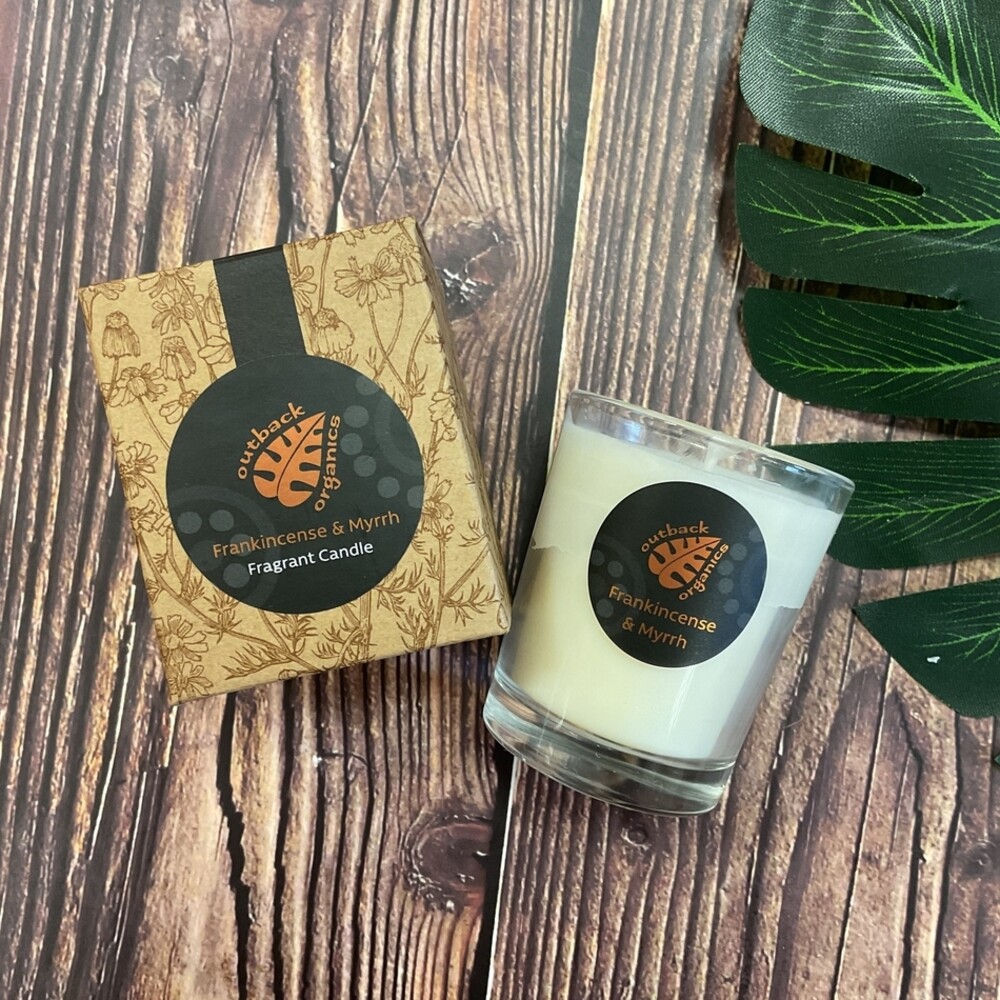 Frankincense & Myrrh Mini Candle Shop Outback Organics