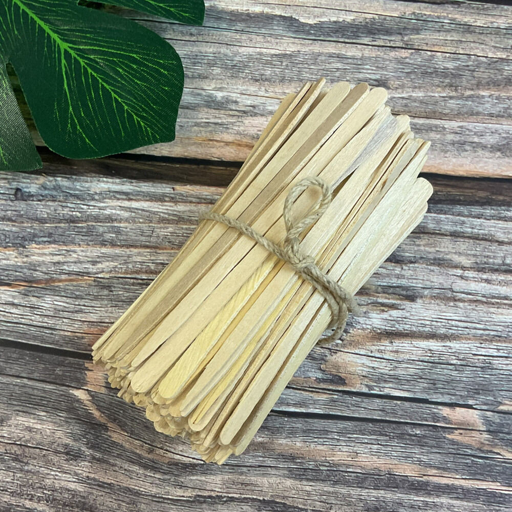 Mini Eyebrow Waxing Spatulas 200 Shop Outback Organics