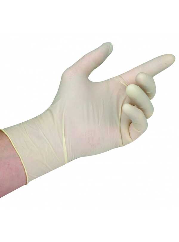 Latex Powdered Gloves - Small