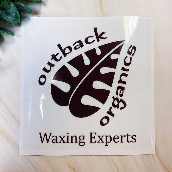 Outback Organics Window Sticker