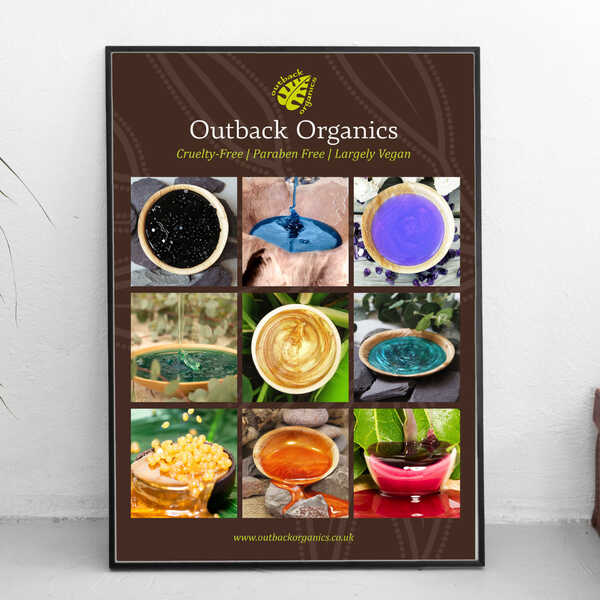 Outback Organics Waxes Poster A3